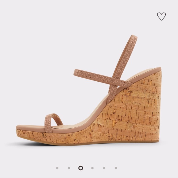 ALDO beige wedges - Picture 8 of 10
